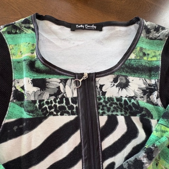 Betty Barclay Collection sz M Women's top multicolour floral & animal print - Picture 5 of 16